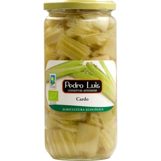 cardo al natural ecológico frasco 400 g neto escurrido - Pedro Luis