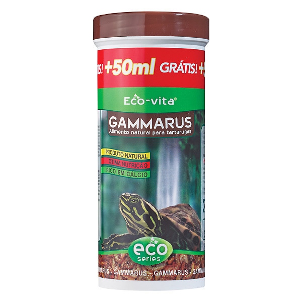 Alimento para Tartarugas Gammarus embalagem 250 ml