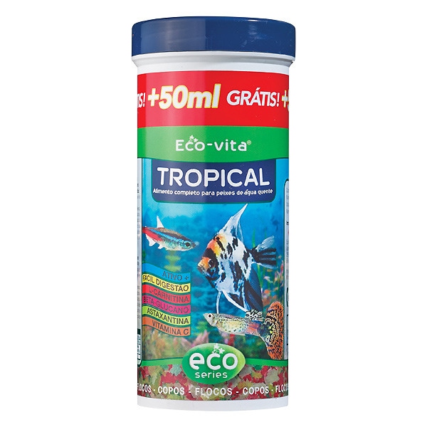Alimento para Peixes Tropical embalagem 250 ml