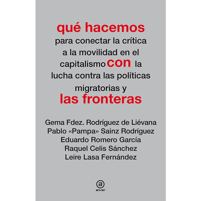 Qué hacemos con las fronteras(Tapa blanda) 1