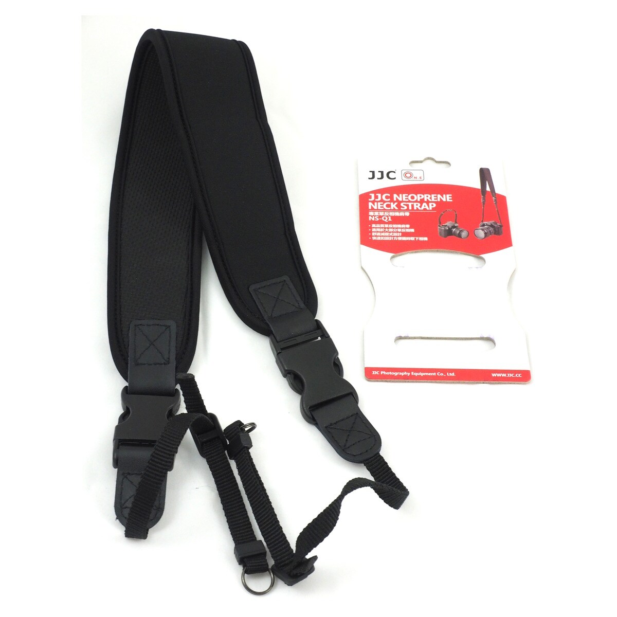 Correa de neopreno JJC NS-Q1 para cámaras DSLR Negro-2