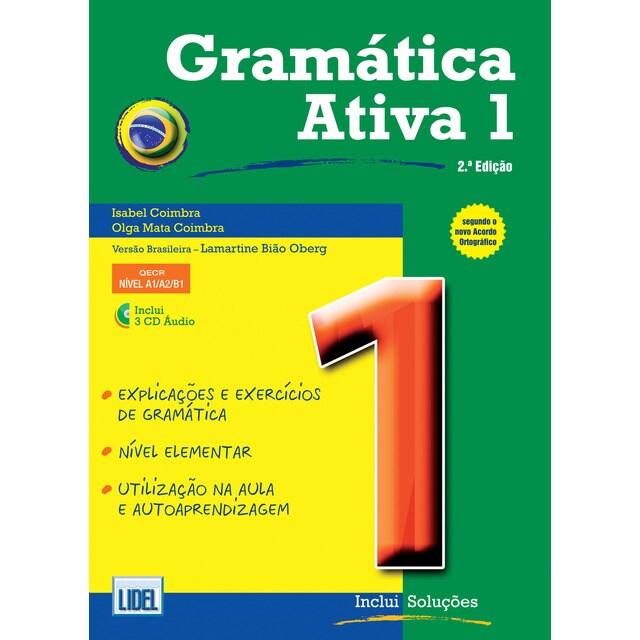 Imagem 0 de Gramática Ativa 1 Brasil + 3 CD Áudio (2ª Edição), Lamartine Bião Oberg