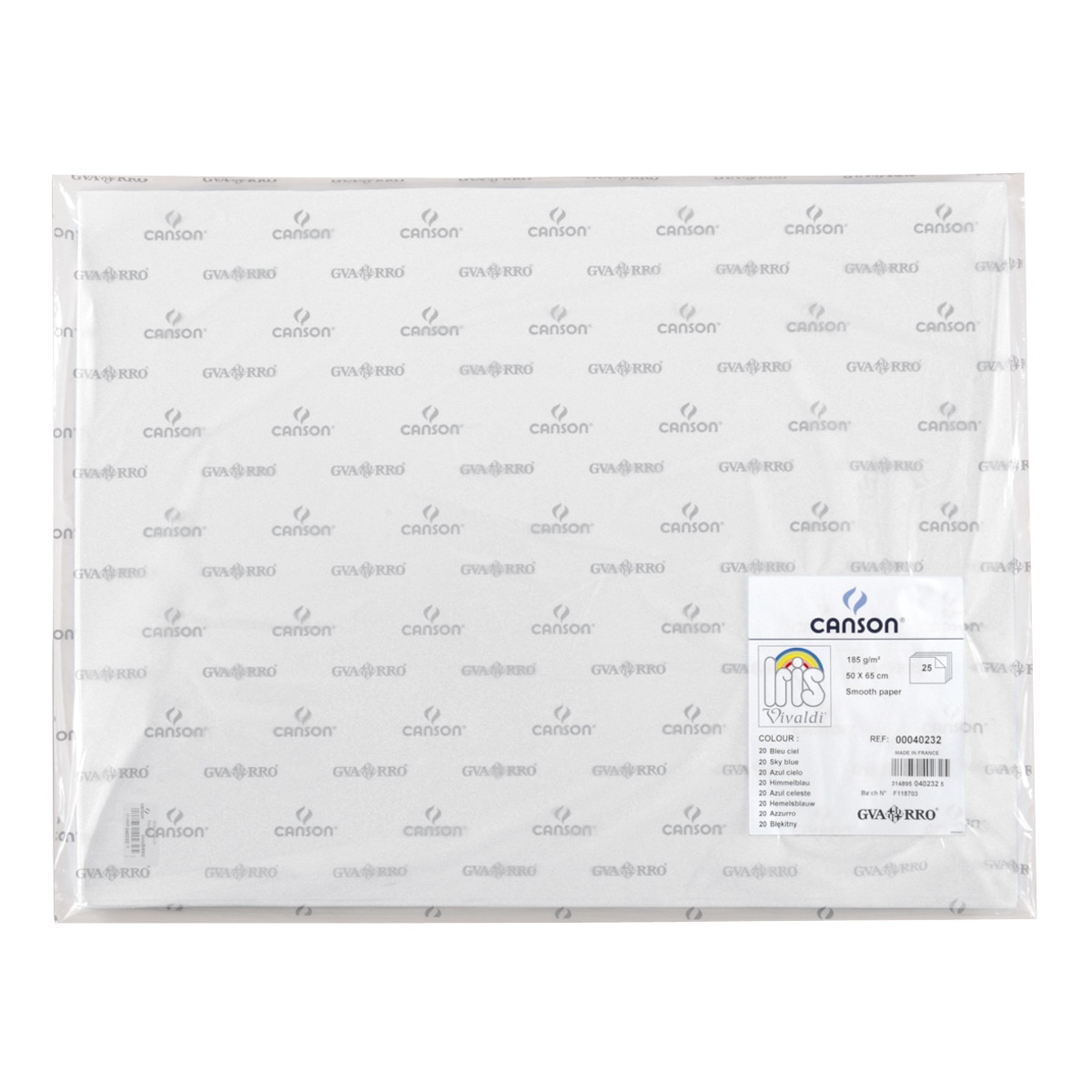 Imagem 0 de Folha 50x65 cm Guarro Íris 240 g Branco