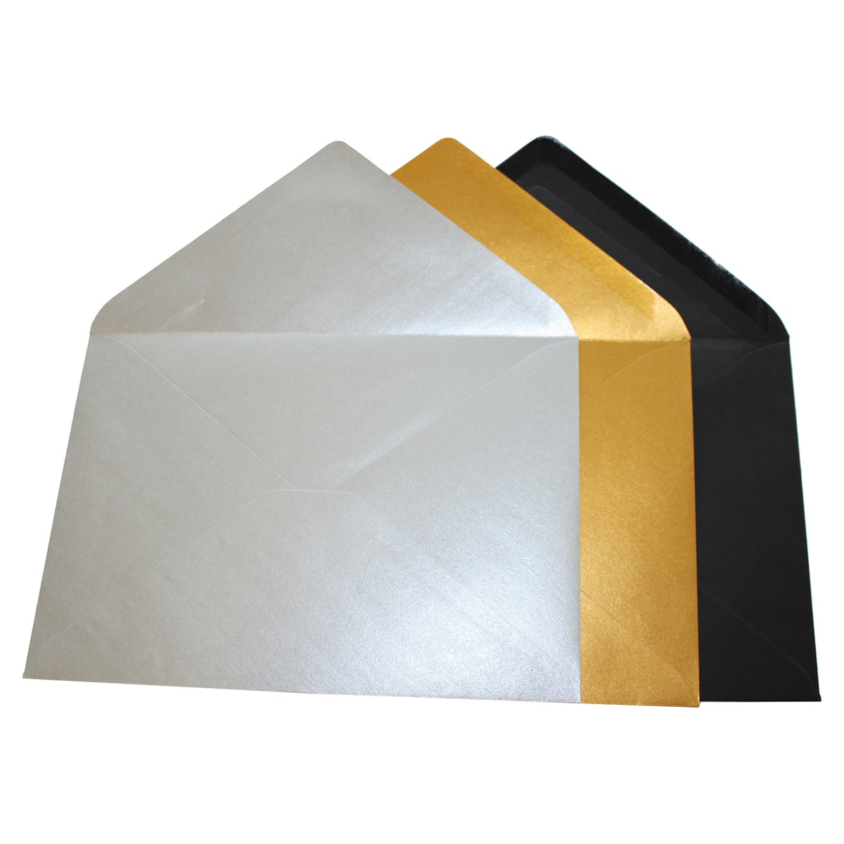 Envelope C6 com interior forrado Rossler preto 2