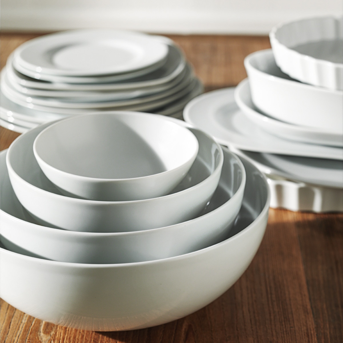 Prato de pão redondo Universal El Corte Inglés Branco-3