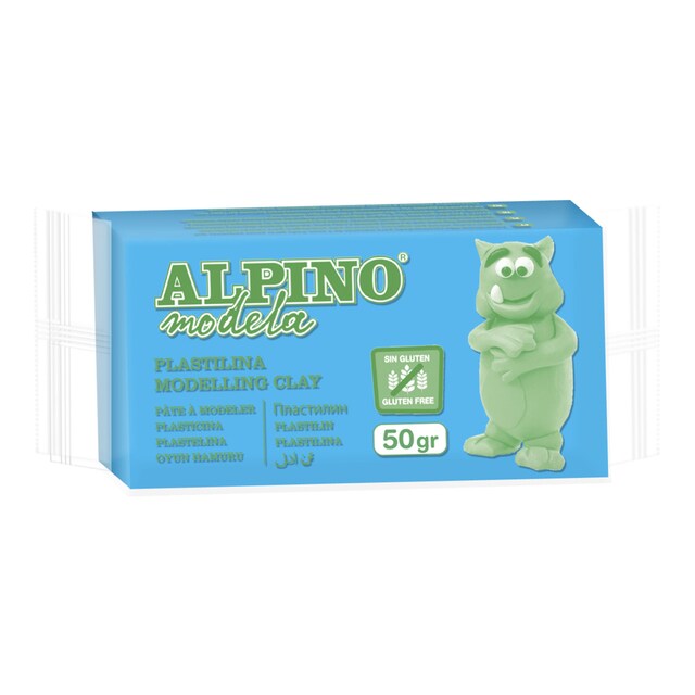Imagen 0 de Plastilina 50 gr Alpino azul celeste