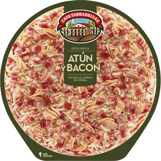 pizza de atún y bacon envase 405 g - Casa Tarradellas