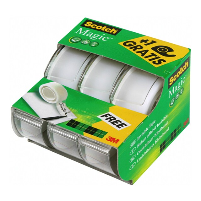 Imagen 0 de Cinta Invisible - 3 Portarrollos 2+1 gratis Scotch