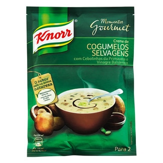 Creme Gourmet de Cogumelos Selvagens 2 porções embalagem 61 g - Knorr
