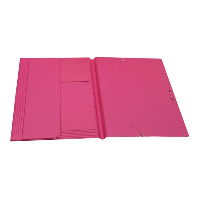 Imagen 0 de Carpeta Folio Solapas PVC con Gomas fucsia Saro