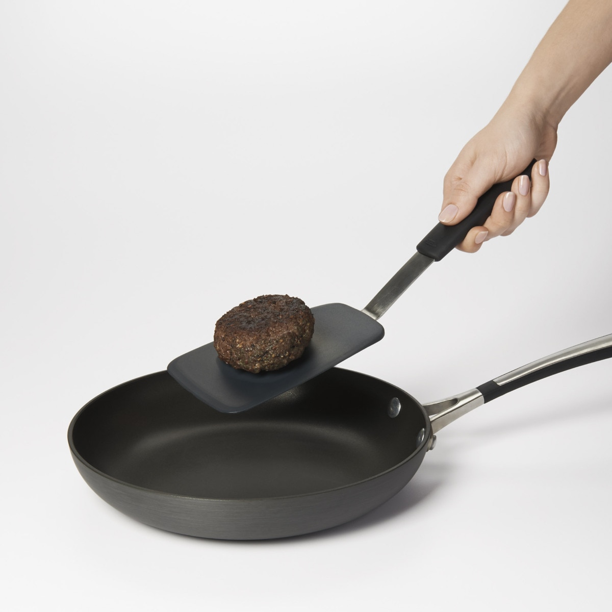 Espátula lisa Good Grips Oxo Negro-2