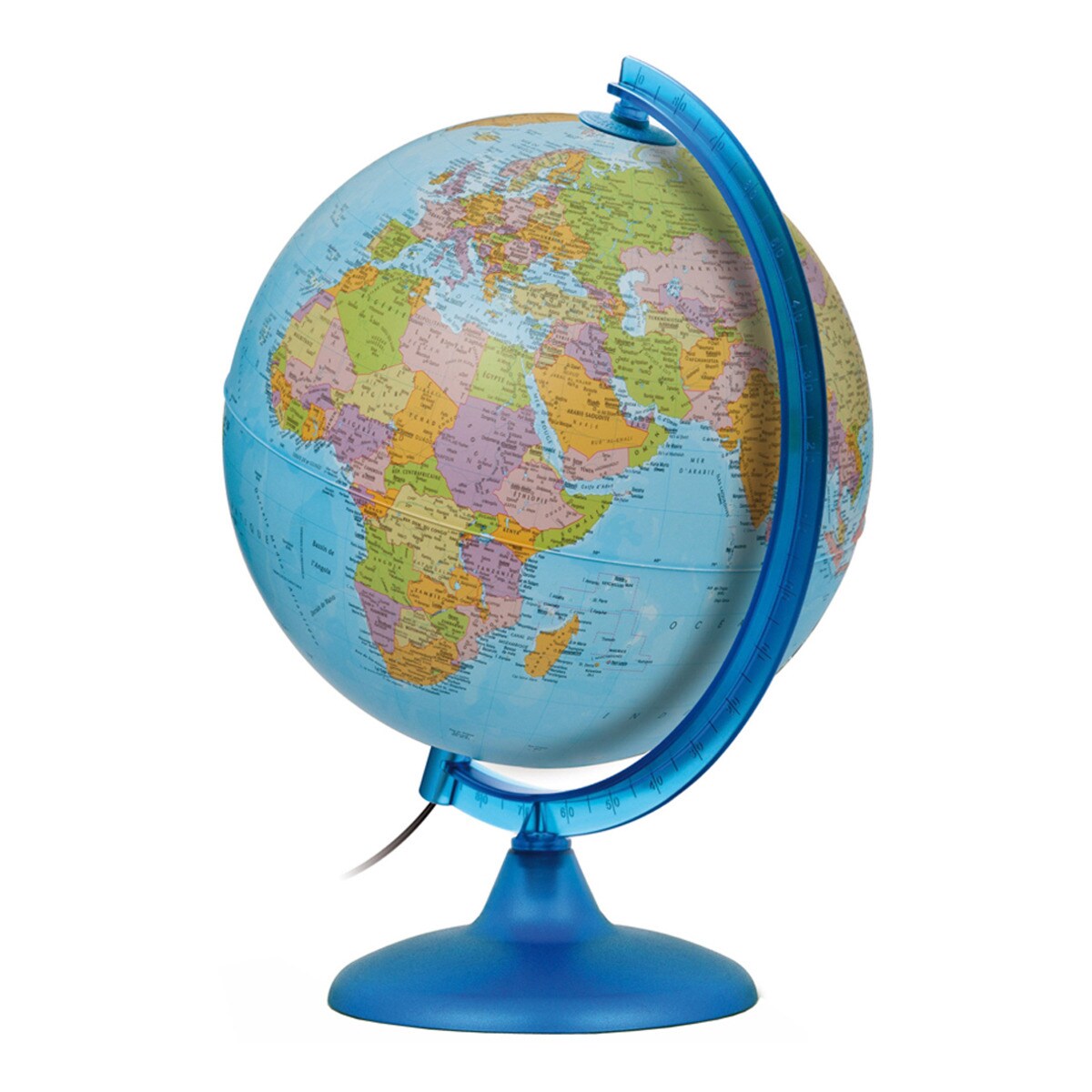 Globo Terráqueo con luz Nigth & Day azul Tecnodidattica 1