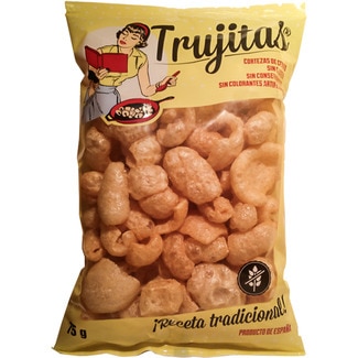 cortezas de cerdo receta tradicional Sin Gluten bolsa 75 g - Trujitas