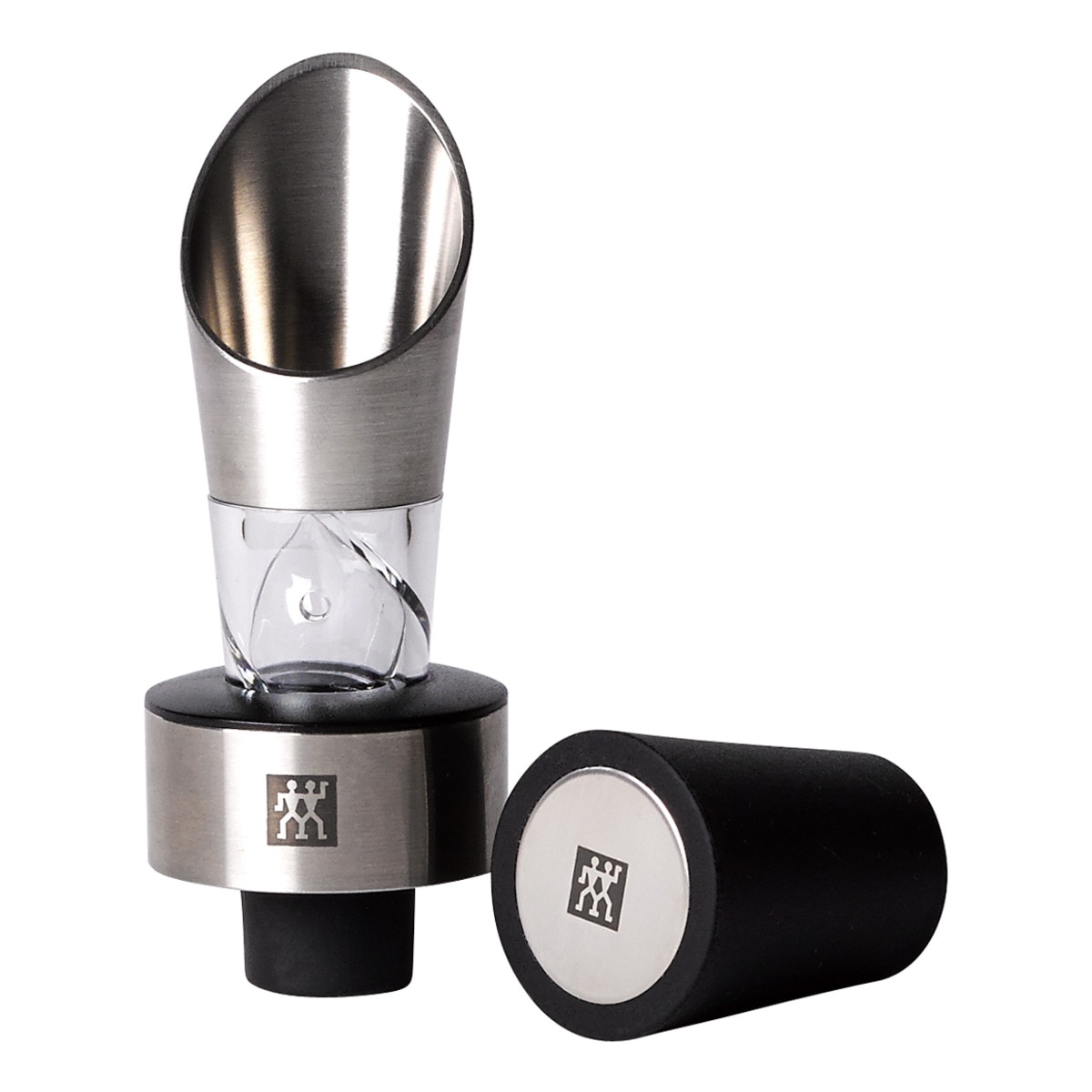 Arejador de tampa decantador Sommelier Aço-2