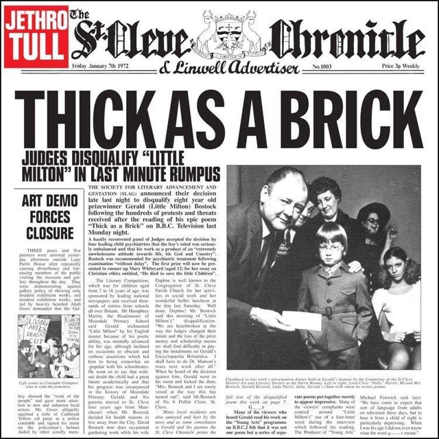 Imagem 0 de Thick as a brick (LP-Vinil)