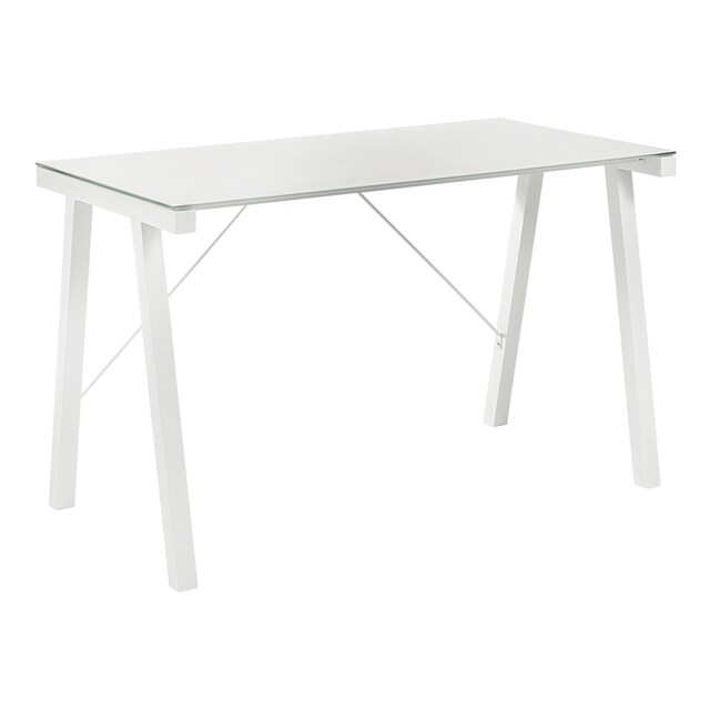 Imagen 0 de Mesa de escritorio de metal y cristal Tiphoon El Corte Inglés