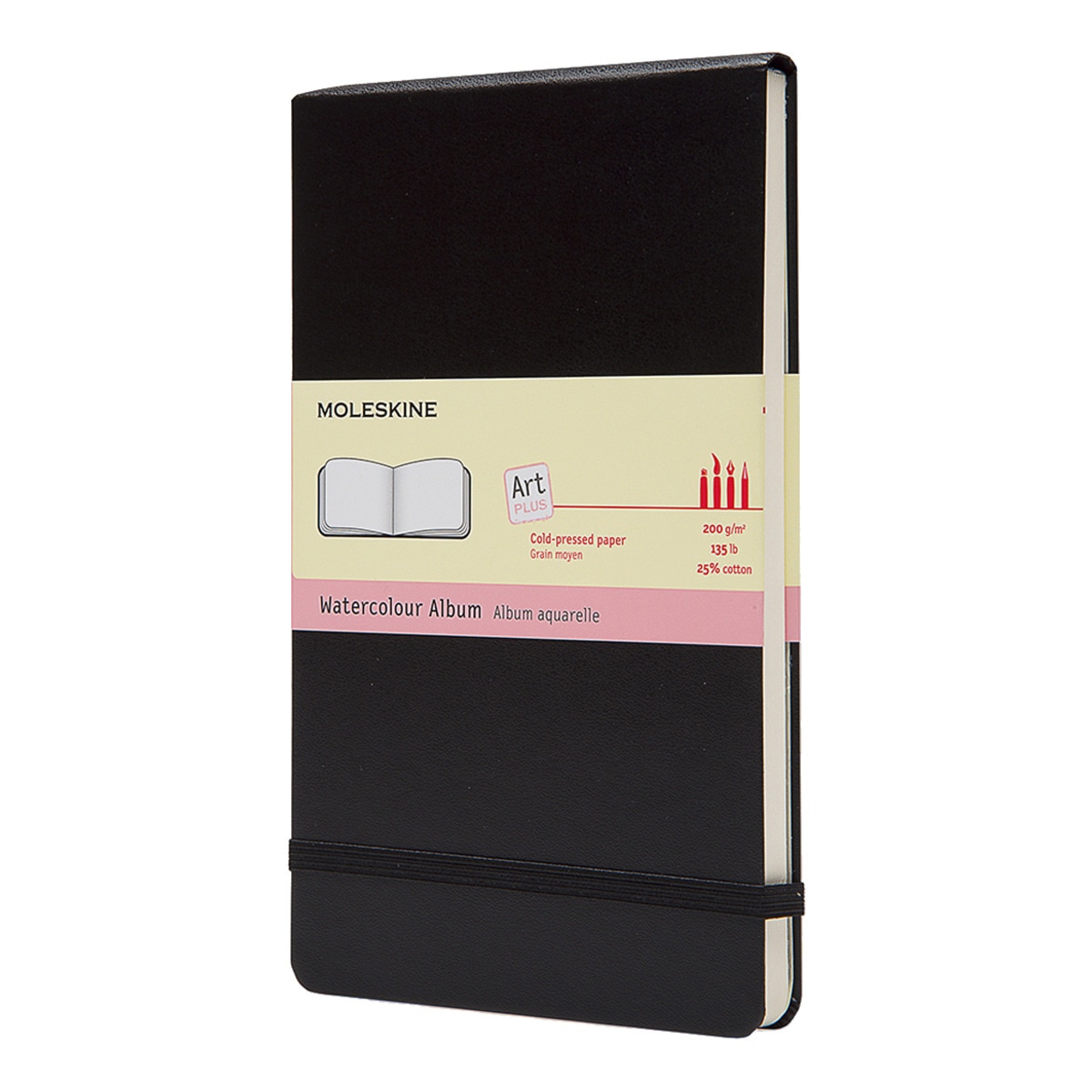 Imagem 0 de Caderno de Aguarelas Large liso Moleskine preto