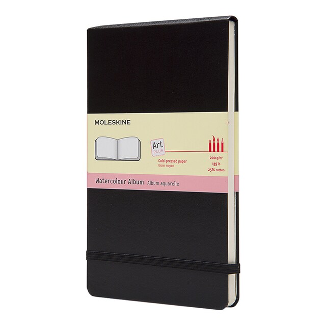 Imagem 0 de Caderno de Aguarelas Large liso Moleskine preto
