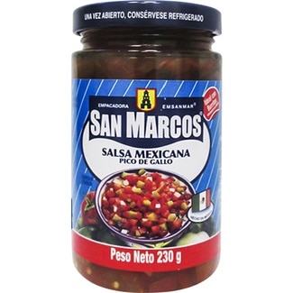 salsa mexicana pico de gallo frasco 230 g - San Marcos