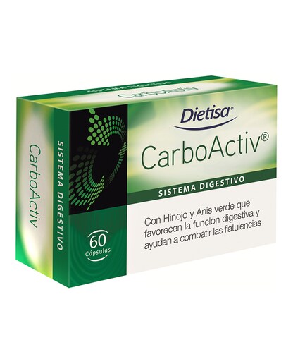 Imagen 0 de Cápsulas Digestión y Gases Carboactiv Dielisa