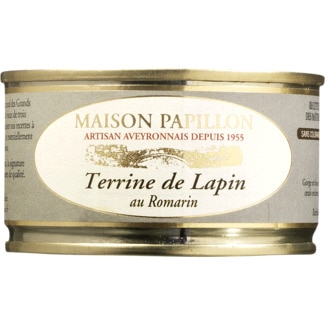 Terrina de Coelho e Rosmaninho lata 130 g - Maison Papillon