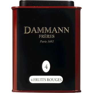 Chá Preto com Aroma a 4 Frutos Vermelhos lata 100 g - Dammann Fréres