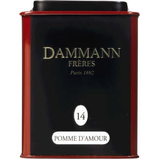 Chá Preto Pomme d'Amour lata 100 g - Dammann Fréres