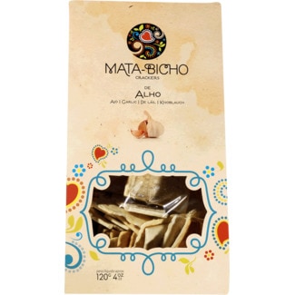 Bolachas Salgadas com Alho embalagem 120 g - Mata-bicho
