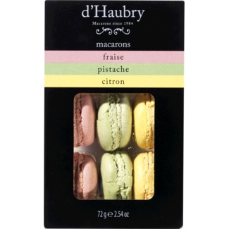 Macarons de Morango, Pistacho e Limão embalagem 72 g - D'haubry