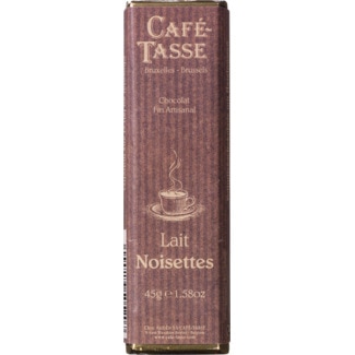 Chocolate de Leite com Avelã embalagem 45 g - Café-tasse