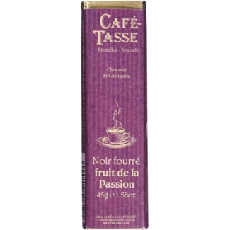 Chocolate Preto com Maracujá embalagem 45 g - Café-tasse