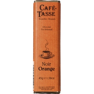 Chocolate Preto com Laranja embalagem 45 g - Café-tasse