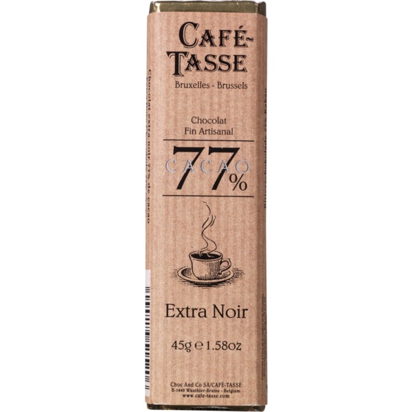 Chocolate Extra Preto 77% de Cacau embalagem 45 g