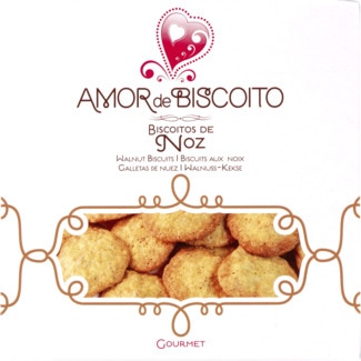 Biscoitos de Noz embalagem 170 g - Amor De Biscoito