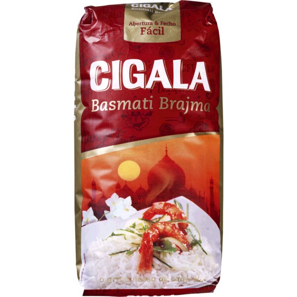 Cigala Arroz Basmati Brajma embalagem 1 kg