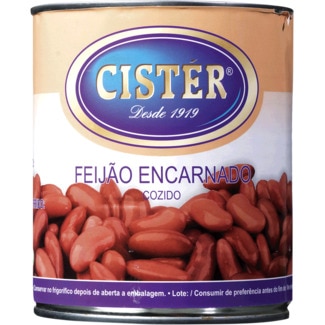 Feijão Encarnado Cozido lata 850 g - Cistér