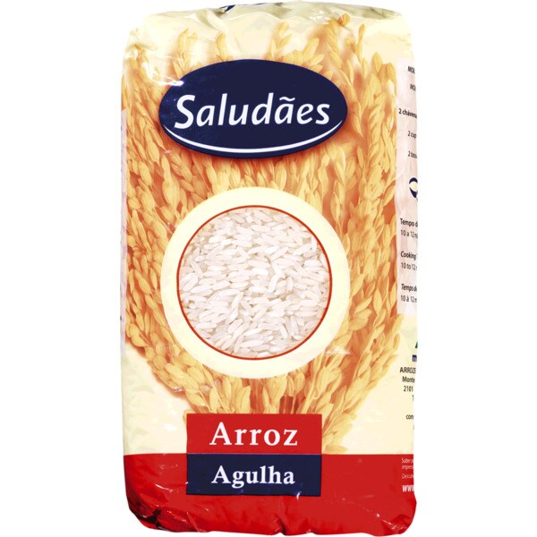 Saludães Arroz Agulha Extra Longo 1 kg