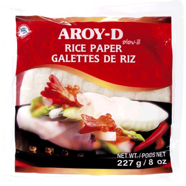 Aroy-D Folha de Arroz para Crepes embalagem 227 g