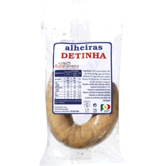 Alheira Detinha unidade 200 g - Eurofumeiro