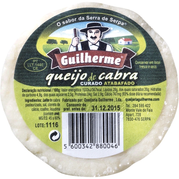 Queijo de Cabra Curado Atabafado unidade 80 g