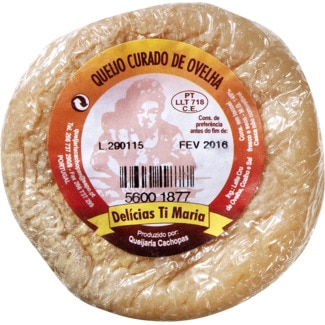 Queijo Alentejano de Ovelha Pequeno unidade 90 g - Cachopas