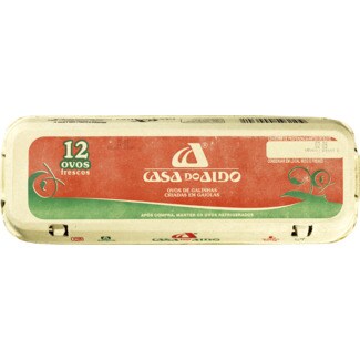 Casa do Aido Ovos Classe L embalagem 12 unidades