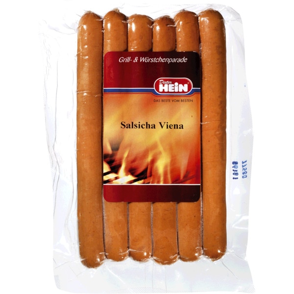 Salsichas Viena 6 Unidades embalagem 360 g