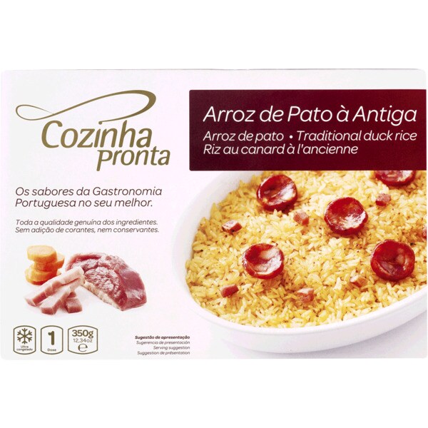 Cozinha Pronta Arroz de Pato à Antiga embalagem 350 g