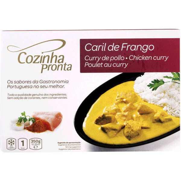 Cozinha Pronta Caril de Frango embalagem 350 g