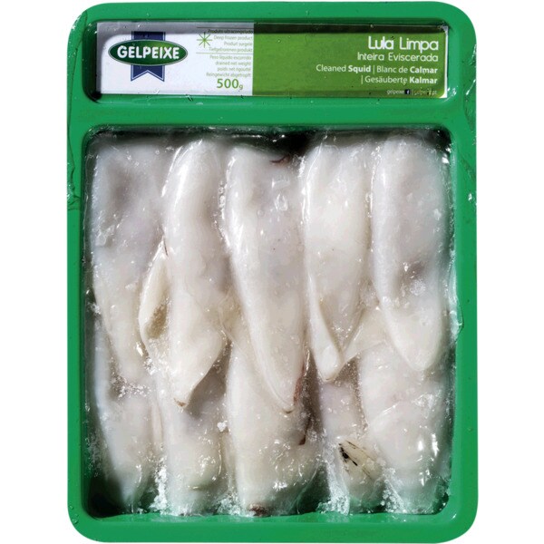 Gelpeixe Lulas Limpas embalagem 500 g