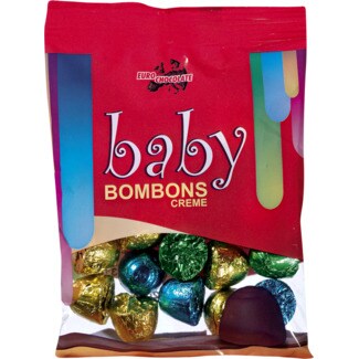 Euro Chocolate Bombons Recheados com Creme embalagem 100 g