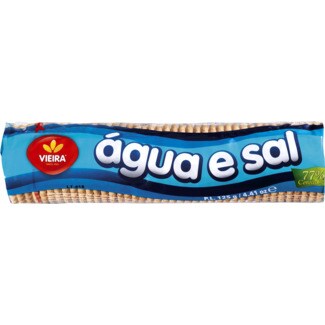 Vieira Bolachas de Àgua e Sal embalagem 125 g