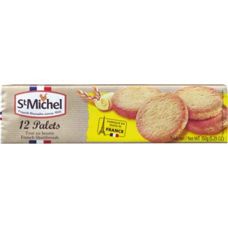 St.Michel Bolachas de Manteiga Shortbread Francês embalagem 150 g