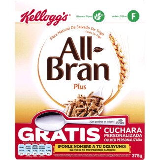 All-Bran Plus Cereais com Fibras embalagem 375 g